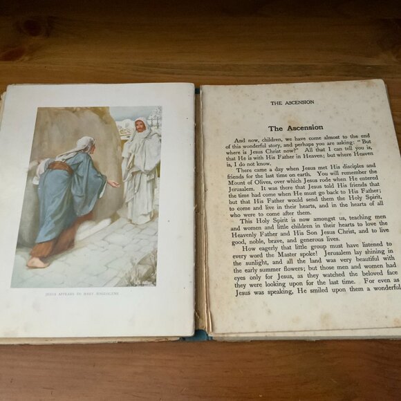 VINTAGE BOOK - 1932 - THE LIFE OF OUR LORD - SCRIPTURE STORIES FOR CHILDREN - Picture 6 of 12